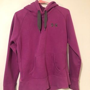 purple under armour hoodie